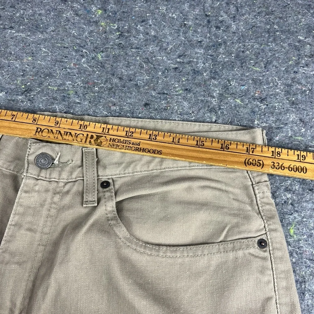 Levi's 559 Men's Jeans 34x32 Beige Relaxed Straight Denim Casual Used